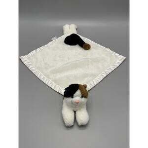 My Banky Calico Cat Lovey Plush Kitty Caileigh Crazy Mountain Satin Trim